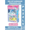 Eğlenceli El Göz Koordinasyon Beceri Geliştirici Çocuk 2x100 PUZZLE KIŞ VE İLKBAHAR PRENSESLERİ