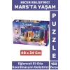 Premium Seri Eğlenceli El Göz Koordinasyon Beceri Geliştirici Çocuk 150 Parça PUZZLE MARSTA YAŞAM