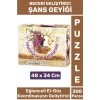Premium Eğlenceli El Göz Koordinasyon Beceri Geliştirici Çocuk 300 Parça PUZZLE ŞANS GEYİĞİ