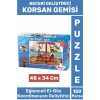 Premium Seri Eğlenceli El Göz Koordinasyon Beceri Geliştirici Çocuk 150 Parça PUZZLE KORSAN GEMİSİ
