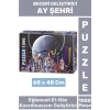 Premium Eğlenceli El Göz Koordinasyon Beceri Görsel Algı Geliştirici Çocuk 1000 Prça PUZZLE AY ŞEHRİ