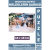 Özel El Göz Koordinasyon Beceri Görsel Algı Geliştirici Çocuk 1000 Parça PUZZLE MELEKLERİN ŞARKISI