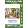 El Göz Koordinasyon Beceri Görsel Algı Geliştirici Çocuk 1000 Parça PUZZLE PARİSTE BİR KÜÇÜK SOKAK