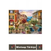 El Göz Koordinasyon Beceri Görsel Algı Geliştirici 1000 Parça Çocuk PUZZLE İTALYADA GÜN BATARKEN