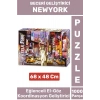 Eğlenceli El Göz Koordinasyon Beceri Görsel Algı Geliştirici Çocuk 1000 Parça PUZZLE NEWYORK