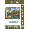 Premium Eğlenceli El Göz Koordinasyon Hafıza Beceri Geliştirici 1500 Parça PUZZLE KRİSTAL GÖL