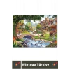 Premium Eğlenceli El Göz Koordinasyon Hafıza Beceri Geliştirici 2000 Parça PUZZLE DERE KÖYÜNDE YAZ