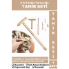 Premium Kompakt Hafif Pratik Tamirat Ev Banyo Bahçe 5 in 1 Çok Amaçlı Çekiç Tornavida Tamir Seti