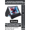 Premium Kompakt Bluetoothlu Hoparlörlü Ekran Büyütücü Cep Telefonu Stand Ekran Büyütücü 10 Inch