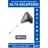 Premium Profesyonel Hobi Kıyı Av Balıkçı TOR AĞLI Katlanabilir OLTA KELEPÇESİ 180 Cm