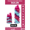 Premium Portatif BPA Free Şık Kamp Spor Seyahat Silikon Katlanabilir SULUK 500 ML