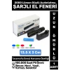 Premium Kamp Avcı Balıkçı Deprem Enerji Tasarruflu 4 Renk Işıklı Sert Plastik Güvenlik EL FENERİ