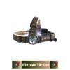 Profesyonel Kamp Avcı Balıkçı Deprem Güçlü Işık 3 Modlu Şarjlı Sensörlü KAFA LAMBASI