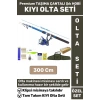Profesyonel Kullanıma Hazır Taşıma Çantası Hediyeli Balıkçı Tam Takım HOBİ KIYI OLTA SETİ 300 Cm