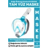 Premium Buğu Yapmaz %30 Daha Geniş Görüş Açılı Su Tahliye Emniyetli Dalış Çocuk Tam Yüz Maske