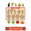 Premium Eğlenceli Eğitici Görsel Algı Problem Çözme Becerisi Çocuk Puzzle SEBZELER