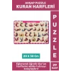 Eğlenceli Eğitici Görsel Algı Problem Çözme Becerisi Çocuk Puzzle 29 Harf Elif Ba KURAN HARFLERİ