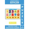 Premium Eğlenceli Eğitici Görsel Algı Problem Çözme Becerisi Çocuk Puzzle SAYILAR