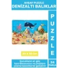 Eğlenceli Eğitici Görsel Algı Problem Çözme Becerisi Çocuk Puzzle 24 Parça DENİZALTI BALIKLAR