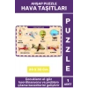 Premium Eğlenceli Eğitici Görsel Algı Problem Çözme Becerisi Çocuk Puzzle HAVA TAŞITLARI