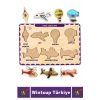 Premium Eğlenceli Eğitici Görsel Algı Problem Çözme Becerisi Çocuk Puzzle HAVA TAŞITLARI