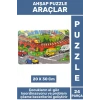 Premium Eğlenceli Eğitici Görsel Algı Problem Çözme Becerisi Çocuk Puzzle 24 Parça ARAÇLAR