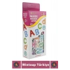 Eğitici Görsel Algı El-Göz Koordinasyonu Dil Öğrenimi 78 Parça Manyetik Harfler TÜRKÇE İNGİLİZCE