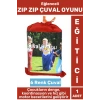 Eğlenceli Denge Koordinasyon Hız Refleks Gelişimi Sosyalleşme Takımdaşlık Çocuk ZIP ZIP ÇUVAL OYUNU
