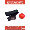 Premium Kaliteli El Göz Koordinasyon Refleks Geliştirici Ayarlanabilir İpli BOKS ANTRENMAN KAFA TOPU