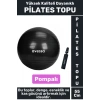 Premium Dayanıklı Fitness Egzersiz Aerobik Pilates Şişirme Pompası  55 Cm Pi̇lates Topu