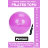 Premium Dayanıklı Fitness Egzersiz Aerobik Pilates Şişirme Pompası Hediyeli 55 Cm PİLATES TOPU