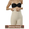 Özel Üretim İz İç Göstermez Kaymaz Sıkılaştırıcı Şekillendirici LAZER KESİM Yüksek Bel Paçalı Korse