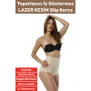 Özel Üretim İz İç Göstermez Kaymaz Sıkılaştırıcı Şekillendirici LAZER KESİM Slip Korse