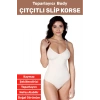Özel Üretim İz İç Göstermez Kaymaz Sıkılaştırıcı İnceltici Çıtçıtlı Slip Body Korse