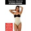 Özel Üretim İz İç Göstermez Kaymaz Sıkılaştırıcı Toparlayıcı Yüksek Bel String Korse
