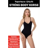 Özel Üretim İz İç Göstermez Kaymaz Sıkılaştırıcı Toparlayıcı Çıtçıtlı String Body Korse