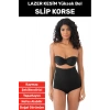 İz İç Göstermez Kaymaz Sıkılaştırıcı Vücut Şekillendirici LAZER KESİM Yüksek Bel Slip Korse