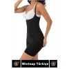 İz Göstermez Kaymaz Sıkılaştırıcı Toparlayıcı Vücut Şekillendirici LAZER KESİM Tam Boy Askılı Korse