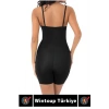 İz Göstermez Kaymaz Sıkılaştırıcı Toparlayıcı Vücut Şekillendirici LAZER KESİM Tam Boy Askılı Korse