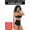 İz İç Göstermez Kaymaz Sıkılaştırıcı Toparlayıcı Vücut Şekillendirici LAZER KESİM String Korse