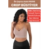 Göğüs Toparlayan Sarkma Önleyen Spor Gündelik Kullanım Şık Ön Çapraz Askı Detay Micro Crop Büstiyer