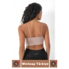 Göğüs Toparlayan Sarkma Önleyen Spor Gündelik Kullanım Şık Ön Çapraz Askı Detay Micro Crop Büstiyer