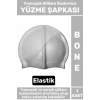Premium Seri Su Geçirmez Elastik Yumuşak Yüzücü Havuz Deniz Yüzme Şapkası Silikon Bone 1 Adet