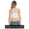 Özel Üretim Göğüs Toparlayıcı Sarkma Önleyen Spor Gündelik Kullanım Tül Detay Çok Şık Crop Büstiyer
