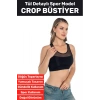 Özel Üretim Göğüs Toparlayıcı Sarkma Önleyen Spor Gündelik Kullanım Tül Detay Çok Şık Crop Büstiyer