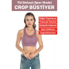 Özel Üretim Göğüs Toparlayıcı Sarkma Önleyen Spor Gündelik Kullanım Tül Detay Çok Şık Crop Büstiyer