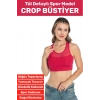 Özel Üretim Göğüs Toparlayıcı Sarkma Önleyen Spor Gündelik Kullanım Tül Detay Çok Şık Crop Büstiyer