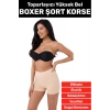 Özel Üretim İz Göstermez Yüksek Bel Sıkılaştırıcı İnceltici Toparlayıcı Dikişsiz Boxer Şort Korse
