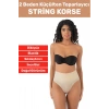 Özel Üretim İz Göstermez Kaymaz 2 Beden İncelten Sıkılaştırıcı Toparlayıcı Dikişsiz String Korse