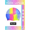 Özel Üretim Su Geçirmez Elastik Yüzücü Havuz Deniz Yüzme Şapkası Yumuşak Silikon Bone 2 Adet